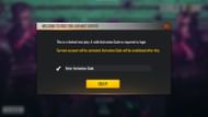 This code is necessary to get into the test server (Image via Free Fire)